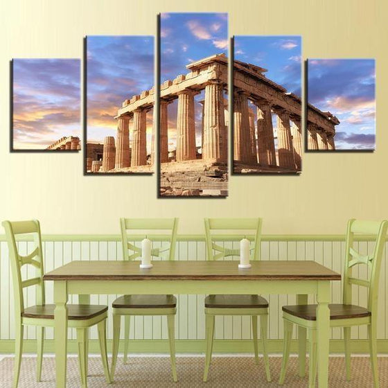Rustic Architectural Wall Art Canvas