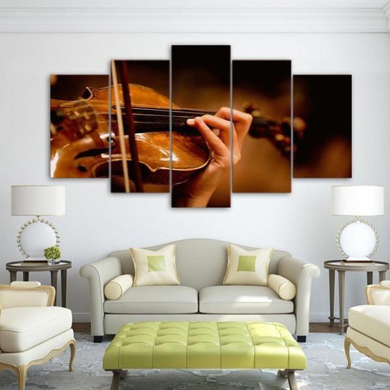 Rustic Music Wall Art Canvases