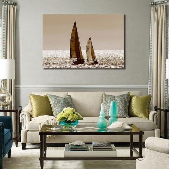 Sailing Yacht Wall Art Living Room