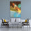 Saturn & Blue Ocean Canvas Wall Art Living Room