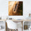 Saxophone Music Notes Canvas Wall Art Office