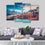 Scenic Himalayan View 4 Panels Canvas Wall Art Living Room