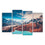 Scenic Himalayan View 4 Panels Canvas Wall Art