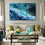 Scenic Ocean Waves 3 Panels Canvas Wall Art Living Room