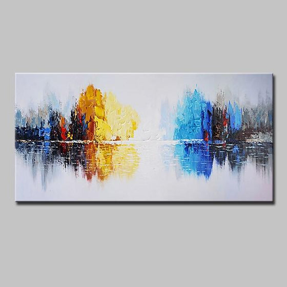 abstract canvas painting home decor