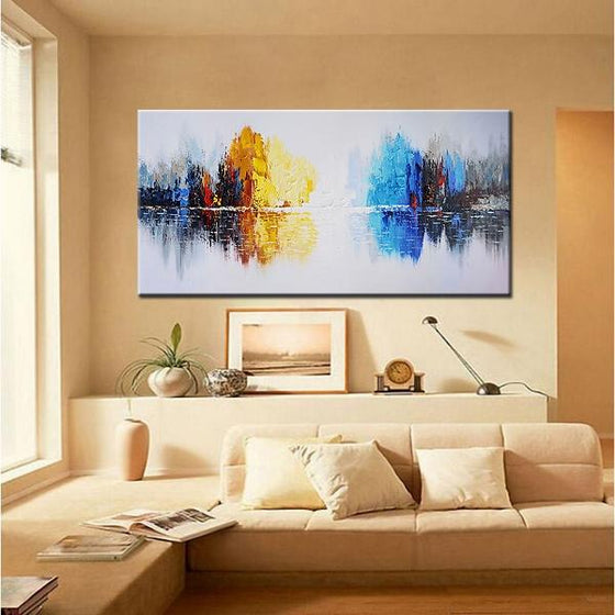 abstract canvas painting home decor