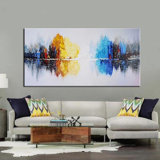 abstract canvas painting home decor