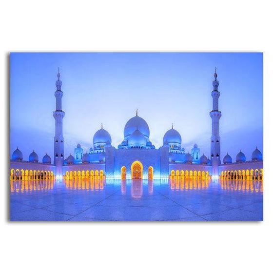 Sheikh Zayed Grand Mosque Canvas Wall Art