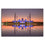 Sheikh Zayed Mosque At Dusk Canvas Wall Art