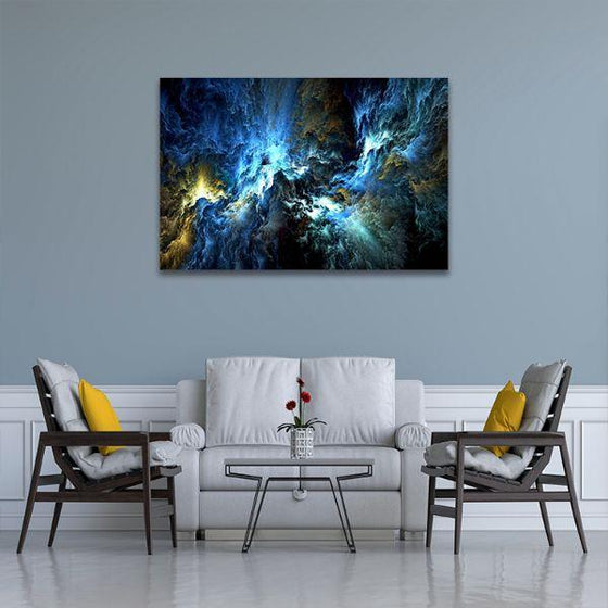 Shimmering Venus Abstract Canvas Wall Art Living Room