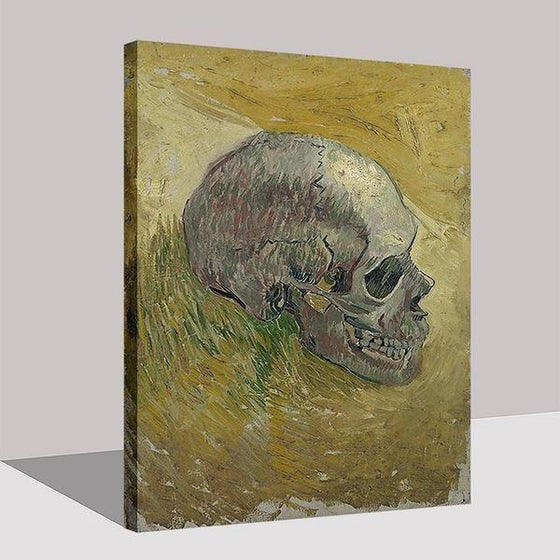 Side Skull Van Gogh Wall Art Decor