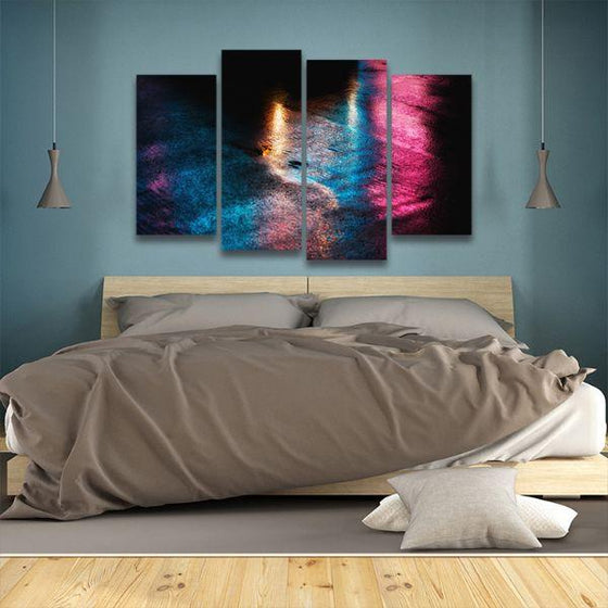 Significant Soul 4-Panel Abstract Canvas Wall Art Bedroom