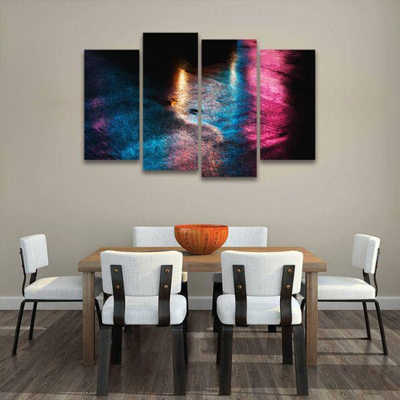 Significant Soul 4-Panel Abstract Canvas Wall Art Decor
