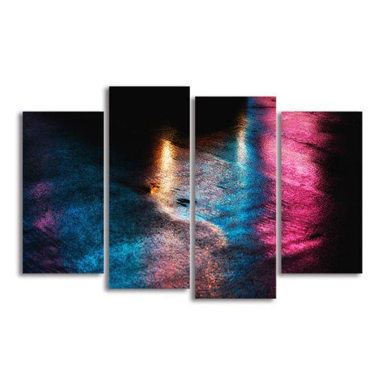Significant Soul 4-Panel Abstract Canvas Wall Art