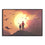 Silhouette Of Father & Son Canvas Wall Art Decor