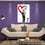 Simplistic Love Is The Answer Canvas Wall Art Living Room