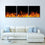 Sizzling Hot Flames Canvas Wall Art Living Room