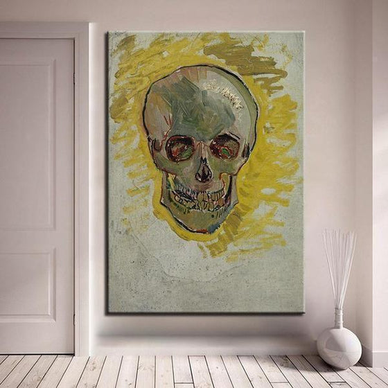 Skull Head Van Gogh Wall Art Bedroom