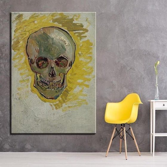 Skull Head Van Gogh Wall Art