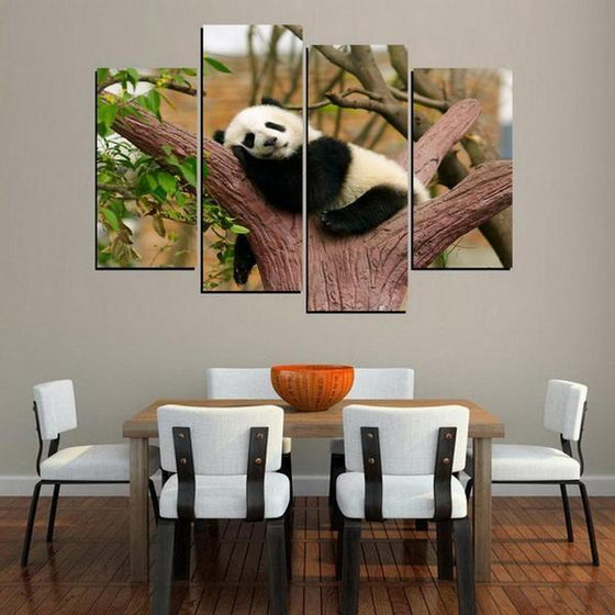 Sleeping Panda Wall Art