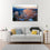Snowy Canyon Formation Canvas Wall Art Living Room