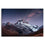 Snowy Mountain Peak 1 Panel Canvas Wall Art