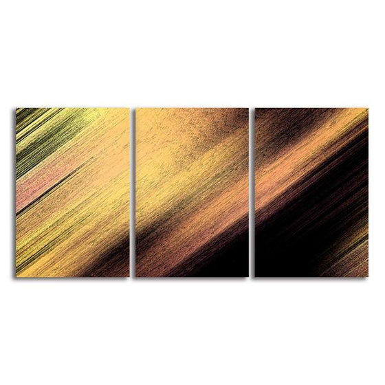 Soft Pastel Hues 3-Panel Abstract Canvas Wall Art