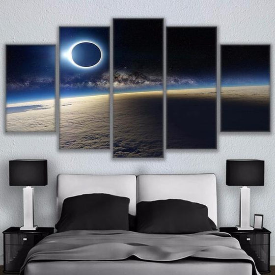 Solar Eclipse Wall Art Canvas