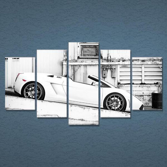 Sports Car Metal Wall Art Canvases