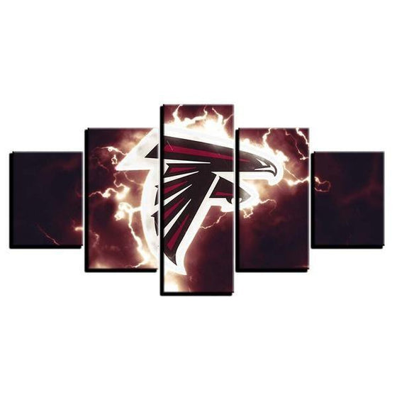 Atlanta Falcons NFL Logo II Canvas Wall Art