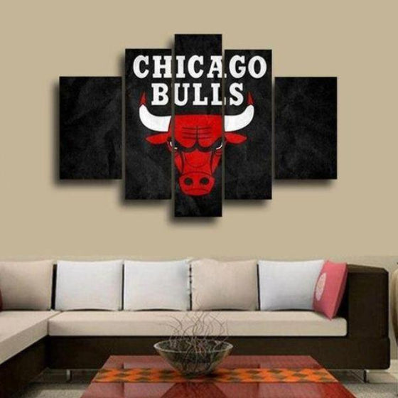 Chicago Bulls Canvas Wall Art Living Room