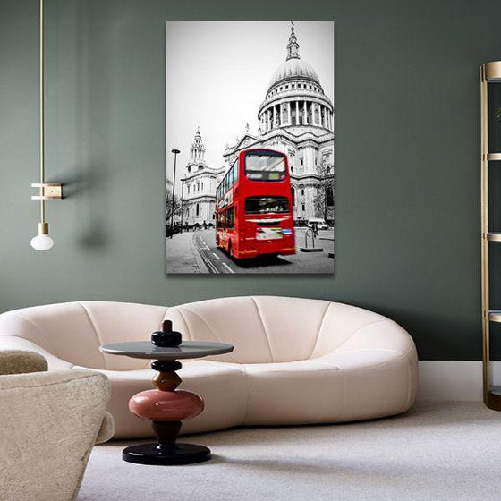 St. Paul's Cathedral View Canvas Art Wall Art Office