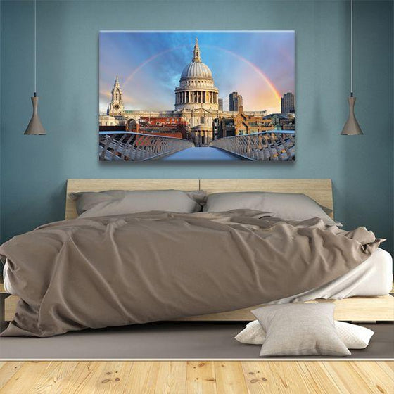 St. Paul's Cathedral In London Canvas Wall Art Bedroom