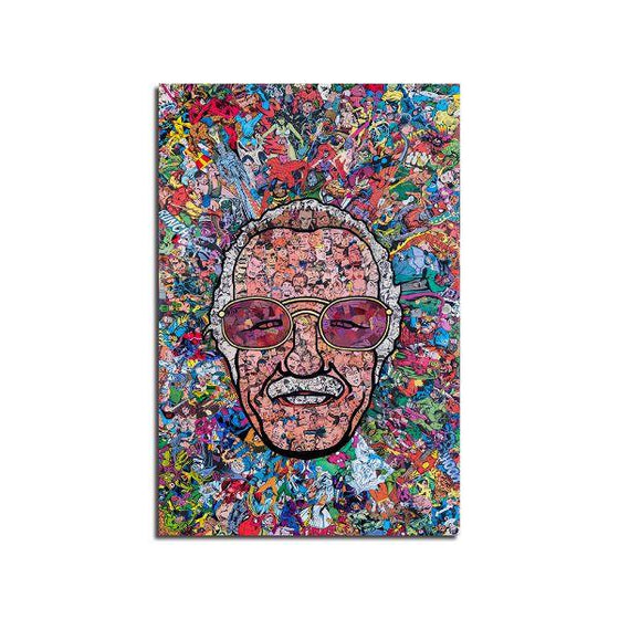 Stan Lee Tribute Canvas Wall Art
