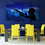 Stargazing Kid Galaxy 4 Panels Canvas Wall Art Dining Room