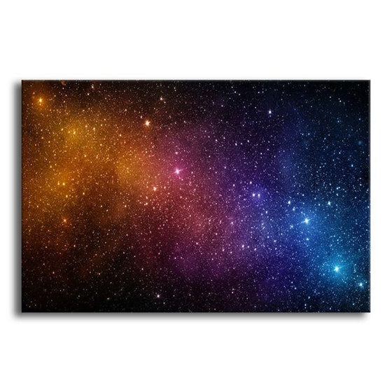 Starry Night Sky 1 Panel Canvas Wall Art