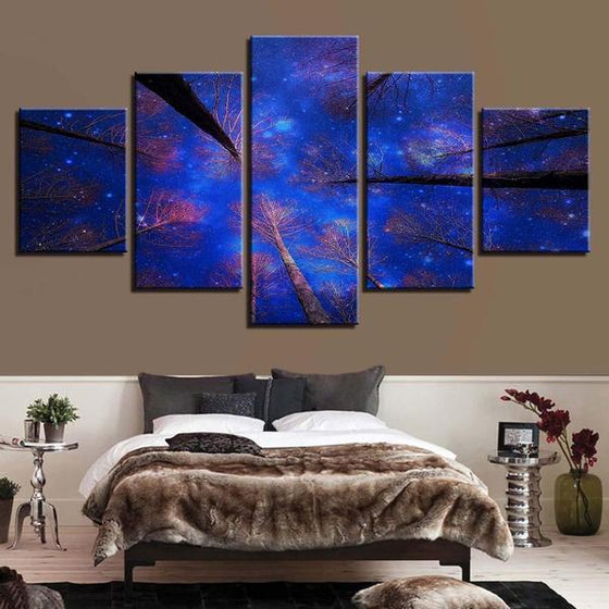 Starry Night Sky Wall Art Bedroom