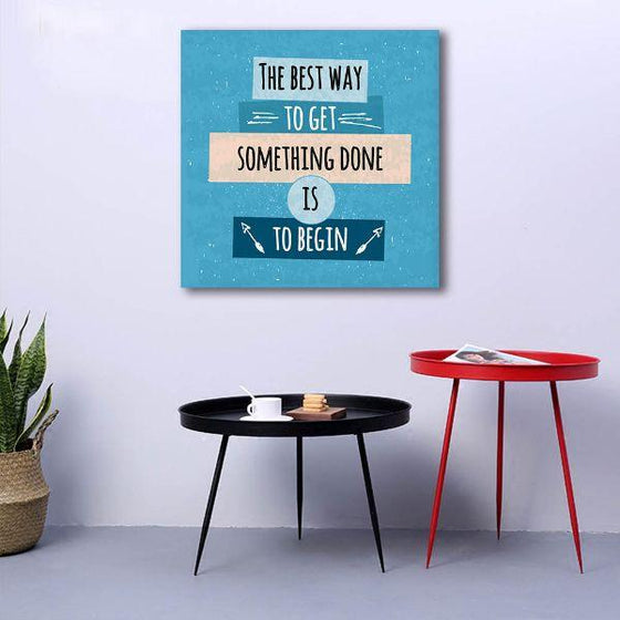 Start Now Motivational Quotes Canvas Wall Art Ideas