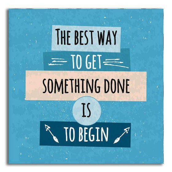 Start Now Motivational Quotes Canvas Wall Art