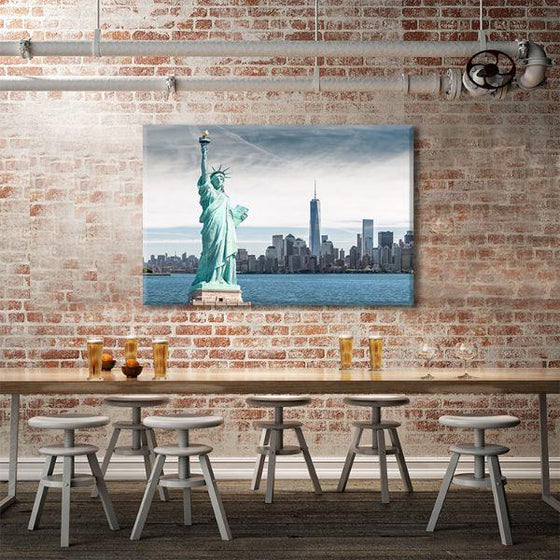 Statue Of Liberty Canvas Wall Art Dining Room