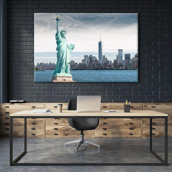 Statue Of Liberty Canvas Wall Art Office