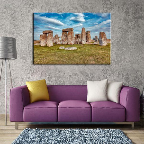 Stonehenge In UK Canvas Wall Art Living Room