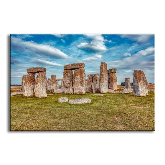 Stonehenge In UK Canvas Wall Art