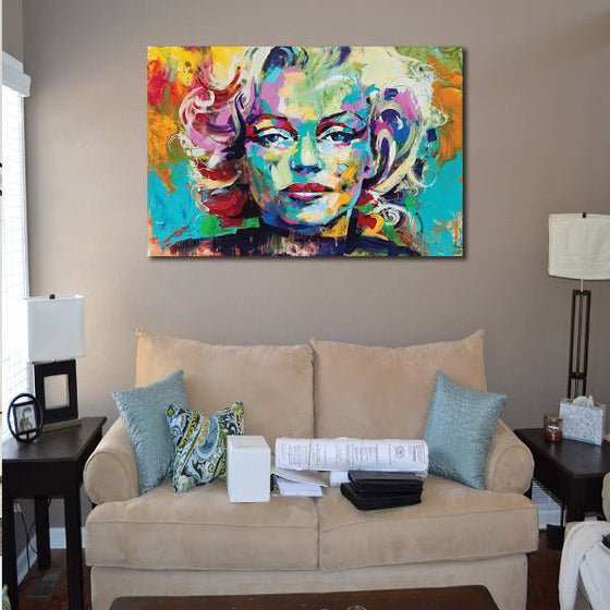 Stunning Marilyn Monroe Face Canvas Art Ideas