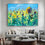 sunflower canvas painting home decor