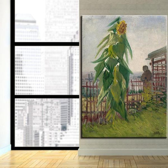 Allotment By Van Gogh Canvas Wall Art Living Room Decor