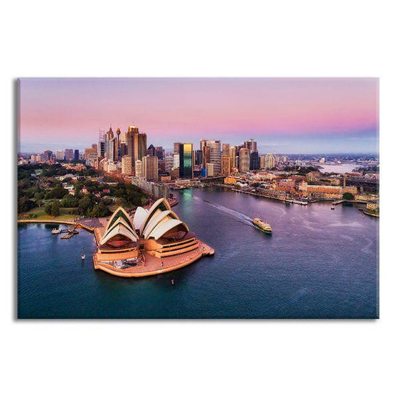 Sunrise & Sydney Harbour Canvas Wall Art