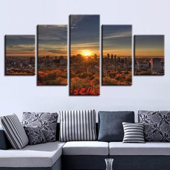 Captivating Sunrise Canvas Wall Art Living Room