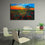 Sunrise Over Red Poppies Wall Art Dining Room