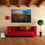 Sunrise Over Red Poppies Wall Art Living Room